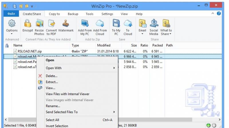 WinZip архиватор скачать бесплатно русская версия Скачать программу winzip